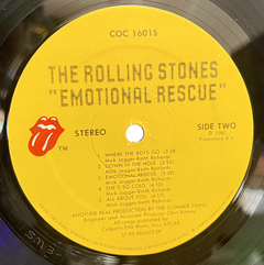 Vinilo Lp The Rolling Stones Emotional Rescue Usa 1980 Poster - tienda online