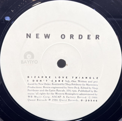 Vinilo Maxi New Order - Bizarre Love Triangle 1986 Us en internet