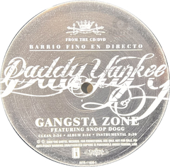 Vinilo Maxi Daddy Yankee Gangsta Zone Ft Snoop Dogg Reggaeto - comprar online