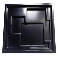 Forma 3d Mosaico Choc 40X40cm ABS 1,3mm Molde Para Gesso 3d IN250PP na internet