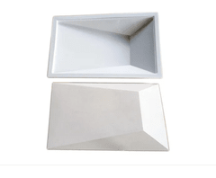 FORMA MOLDE GESSO 3D CANOINHA 50X30CM EM ABS 2MM GESSO / CIMENTO 3D IN266 - comprar online