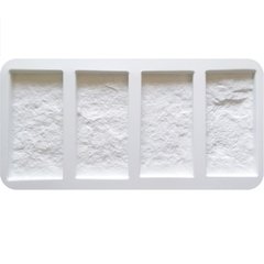 Forma 3d Tijolinho Rúsitoc 22X11cm ABS 2mm Molde Para Gesso/Cimento/Concreto IN227 - comprar online