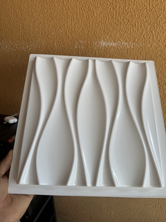 Forma 3d Gesso Ondas Mini Dunas 29x29cm ABS 1,5mm Molde Para Gesso 3d IN700 - INNOVE3D