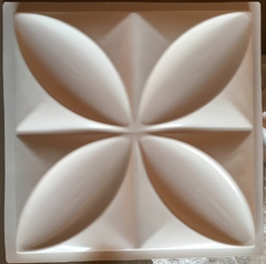 2 Forma 3d Molde 3d Floral Petala 39x39cm ABS 2mm Molde Para Cimento/Concreto/Gesso 3d IN613 - comprar online