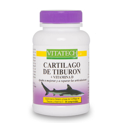 Cartilago de Tiburon con Vitamina D x 30 comp. Vitatech