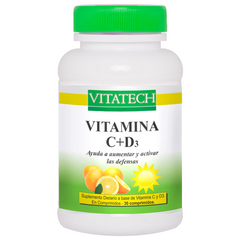 Vitamina C + D3 x 30 comp. Vitatech