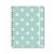 Caderno Colegial Dots Azul