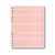 Caderno Colegial Grid Rosa - comprar online