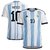Camisa Argentina I 2022 Torcedor (Messi #10) - Branco+Azul