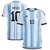 Camisa Argentina I 2022 Jogador (Messi #10) - Branco+Azul - comprar online