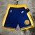 Shorts Golden State Warriors 2022/23 - Classic Edition - Azul+Amarelo