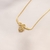 Collar Gold Single Flower en internet
