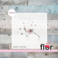 Stencil Harry Potter Varita Mágica HRP35