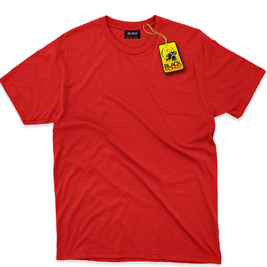 Remera lisa roja sale