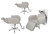 Kit Salão de Beleza 2 Cadeiras Reclináveis Estrela + 1 Lavatório C/Apoio Base Inox Destak - comprar online