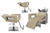 Kit Salão de Beleza 2 Cadeiras Reclináveis Quadrada + 1 Lavatório C/Ap Base Inox Moderna Inox na internet