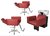 Kit Salão de Beleza 2 Cadeiras Reclináveis Estrela + 1 Lavatório Base Branca/Preta Evidence - comprar online