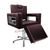 Cadeira de Cabeleireiro Moderna Inox Reclinável Com Apoio Base Estrela - loja online