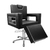 Cadeira de Cabeleireiro Moderna Inox Reclinável Com Apoio Base Estrela - comprar online