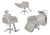 Kit Salão de Beleza 1 Cadeira Fixa + 1 Reclinável Estrela + 1 Lavatório C/Ap Base Inox Destak na internet
