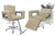 Kit Salão de Beleza 1 Cadeira Reclinável Estrela + 1 Lavatório C/Apoio Moderna Inox - Gil Cadeiras 