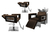 Kit Salão de Beleza 2 Cadeiras Reclináveis Quadrada + 1 Lavatório C/Ap Base Inox Moderna Inox - loja online