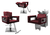 Kit Salão de Beleza 1 Cadeira Fixa + 1 Reclinável Quadrada + 1 Lavatório Base Inox Moderna Inox na internet