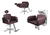 Kit Salão de Beleza 1 Cadeira Fixa + 1 Reclinável Estrela + 1 Lavatório Base Inox Destak - loja online
