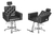 Kit Salão de Beleza Evidence Luxo 1 Cadeira Fixa + 1 Reclinável Base Estrela - loja online