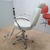 Cadeira de Cabeleireiro Topázio Fixa Base Estrela - Prata - comprar online
