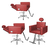 Kit Salão de Beleza Evidence 2 Cadeiras Reclináveis + 1 Fixa Base Estrela - loja online