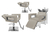 Kit Salão de Beleza 2 Cadeiras Reclináveis Quadrada + 1 Lavatório C/Apoio Moderna Inox na internet