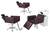 Kit Salão de Beleza 2 Cadeiras Reclináveis Estrela + 1 Lavatório C/Apoio Evidence Liso - loja online