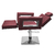Cadeira de Cabelereiro Lisboa Inox Reclinável Com Apoio Base Quadrada - comprar online