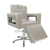 Cadeira de Cabeleireiro Moderna Inox Reclinável Com Apoio Base Estrela na internet
