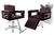 Kit Salão de Beleza 1 Cadeira Reclinável Estrela + 1 Lavatório C/Apoio Moderna Inox - loja online
