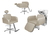 Kit Salão de Beleza 1 Cadeira Fixa + 1 Reclinável Estrela + 1 Lavatório C/Ap Base Inox Destak - comprar online