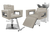 Kit Salão de Beleza 1 Cadeira Reclinável Quadrada + 1 Lavatório C/Apoio Moderna Inox na internet
