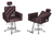 Kit Salão de Beleza Evidence Luxo 1 Cadeira Fixa + 1 Reclinável Base Estrela na internet