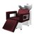 Kit Salão de Beleza 1 Cadeira Reclinável Estrela + 1 Lavatório C/Apoio Moderna Inox - comprar online