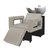 Kit Salão de Beleza 1 Cadeira Fixa + 1 Reclinável Quadrada + 1 Lavatório C/Ap Moderna Inox na internet