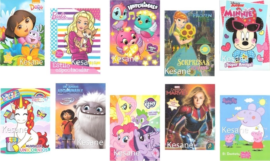 Libros Infantiles Para Colorear Para Niño O Niña