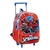 MOCHILA 12 PULGADAS CARRO SPIDERMAN TECH WABRO - 38214S ROJA