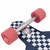 LONGBOARD COMPLETO RAD DROP THROUGH CHECKER STRIPE 9' (RD018703) en internet