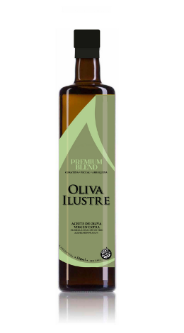 Aceite de Oliva Premium Blend Botella Oliva Ilustre 500ml