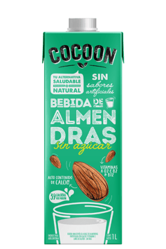 BEBIDA DE ALMENDRAS COCOON SIN AZUCAR 1L - comprar online