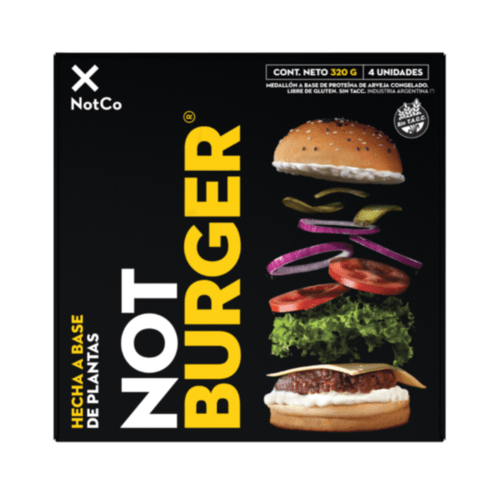 Not Burger a base de plantas 4 X 80G Not Co