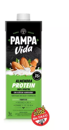 Bebida de Almendras Protein Pampa Vida 1l