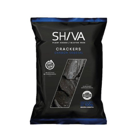 Crackers Carbón Vegetal SHIVA