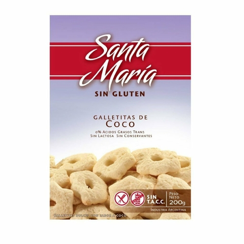 Galletas Santa Maria Coco Sin Tacc